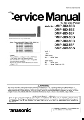 Panasonic DMP-BD65EB Service Manual
