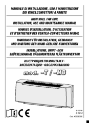 Eveco MB Installation, Use And Maintenance Manual
