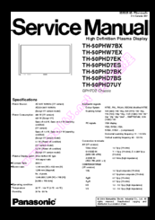 Panasonic TH-50PHW7BS Service Manual