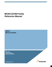Freescale Semiconductor MC9S12ZVM series Reference Manual