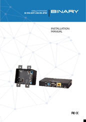Binary B-540-EXT-330-RS-IPW Installation Manual