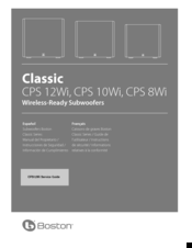 Boston CPS 8Wi Service Manual