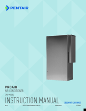 Pentair PROAIR CR29 Instruction Manual