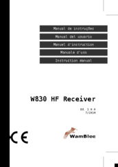 WAMBLEE W830 Instruction Manual
