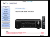 DM Group AVR-E200 Manual