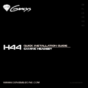 Genesis H44H44 Quick Installation Manual