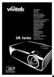 Vivitek D8 Series User Manual