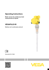 Vega VEGAPULS 65 Operating Instructions Manual