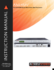 A-Neuvideo ANI-4MV Instruction Manual