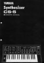 Yamaha CS-5 Owner's Manual