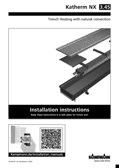 Kampmann Katherm NX Installation Instructions Manual