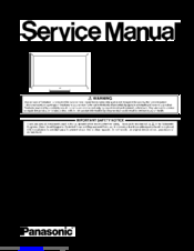 Panasonic Viera TC-P42X3 Service Manual