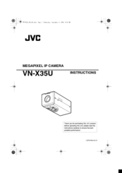 Jvc VN-X35U Instructions Manual