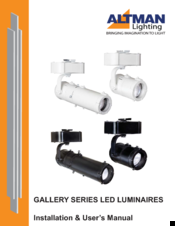 Altman GALLERY SERIES Installation And User Manual