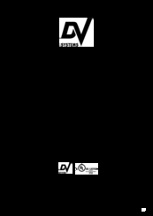 DV Systems HTD AL 37 Instruction And Maintenance Manual