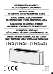 Eveco ECM Installation, Use And Maintenance Manual