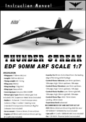 arf Thunder Streak Instruction Manual
