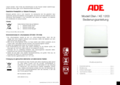 ADE KE 1203 Instruction Manual