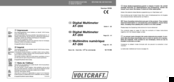 VOLTCRAFT AT-200 Operating Instructions Manual