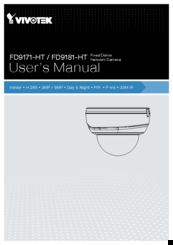 Vivotek FD9181-HT User Manual
