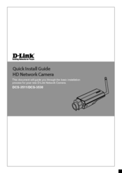 D-Link DCS-3530 Quick Install Manual