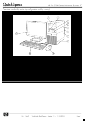 HP Pro 3100 Series Quickspecs