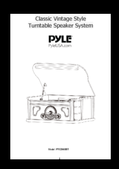 Pyle PTCD8UBT Manual
