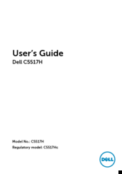 Dell C5517H User Manual