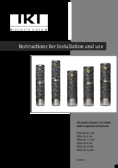 IKI Monolith 9 kW Instructions For Installation And Use Manual