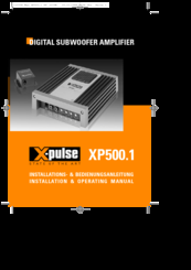 X-Pulse xp500.1 Installation & Operating Manual