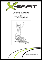 x-erfit 770F User Manual