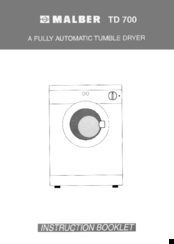 Malber TD 700 Instruction Booklet