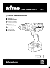 Triton T20 CH Operating And Safety Instructions Manual