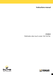 Vimar 21553.2 Instruction Manual