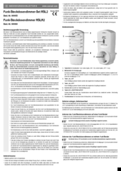 Conrad RSLR2 Operating Instructions Manual