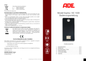 ADE KE 1508 Operating Manual