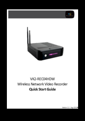 Vista VK2-REC04HDW Quick Start Manual