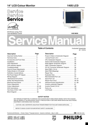 Philips 140S LCD Service Manual