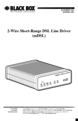 Black Box ME0005A-10BT Manual