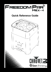 Chauvet FreedomPar HEX-4 Quick Reference Manual