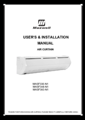 Maxwell MASF048-N1 User And Installation Manual