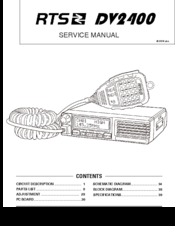 RTS DV 2400 Series Service Manual