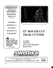 Swisher RTB18552 Owner's Manual
