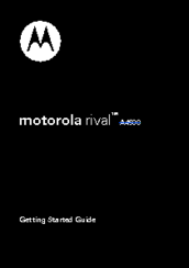 Motorola Rival A4500 Getting Started Manual