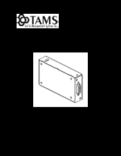 TAMS 1800 Series Installation & Operation Manual