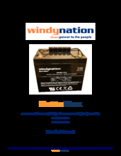 WINDY NATION BAT-ML12-100 User Manual