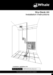 Whale SDP073R Installation Instructions Manual