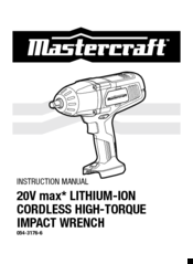 MasterCraft 054-3176-6 Instruction Manual