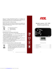 ADE KE 1009 Instruction Manual