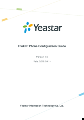 Yeastar Technology HTEK Configuration Manual